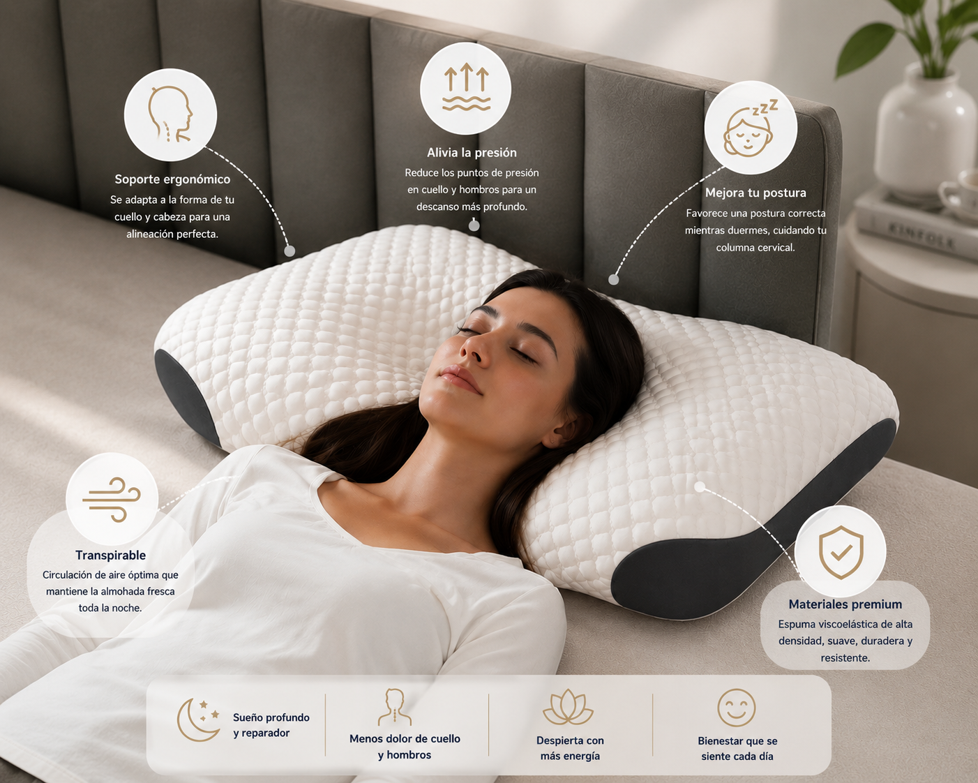 Almohada Ortopédica