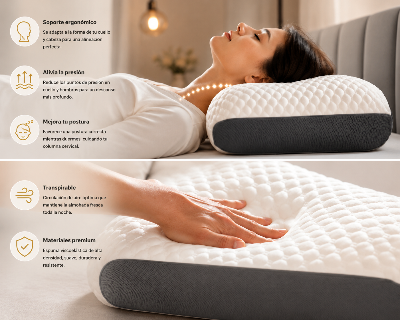 Almohada Ortopédica